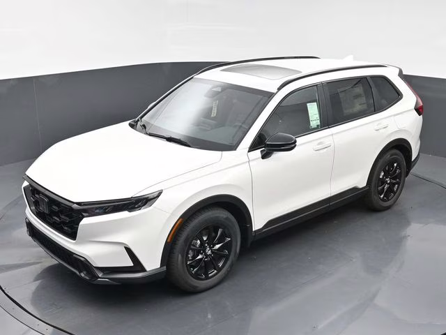 2026 Platinum White Pearl Honda CR-V Hybrid Sport-L FWD SUV