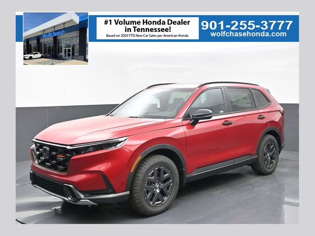 2026 Radiant Red Metallic Honda CR-V Hybrid TrailSport AWD SUV