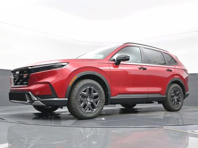 2026 Radiant Red Metallic Honda CR-V Hybrid TrailSport AWD SUV