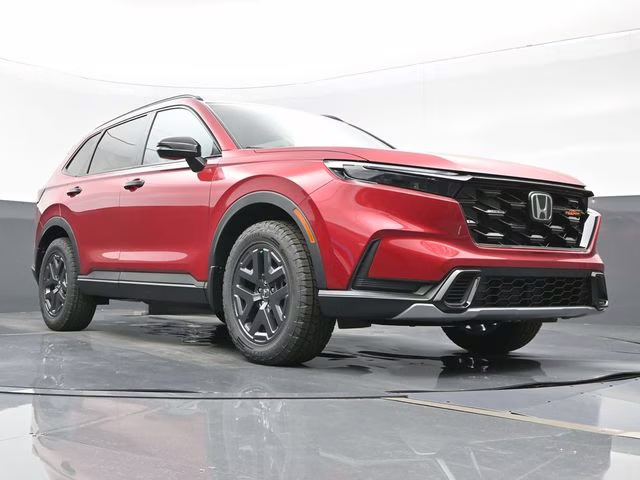 2026 Radiant Red Metallic Honda CR-V Hybrid TrailSport AWD SUV