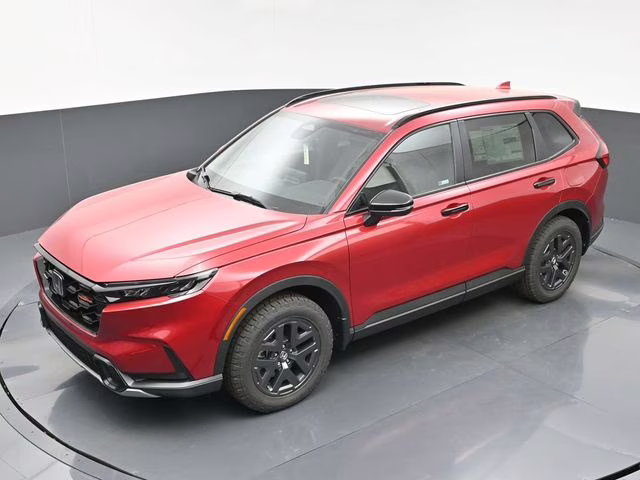 2026 Radiant Red Metallic Honda CR-V Hybrid TrailSport AWD SUV