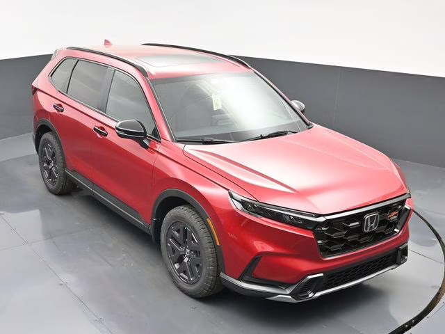 2026 Radiant Red Metallic Honda CR-V Hybrid TrailSport AWD SUV