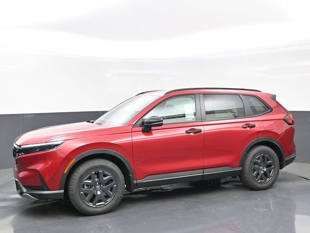 2026 Radiant Red Metallic Honda CR-V Hybrid TrailSport AWD SUV