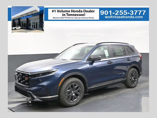 2026 Canyon River Blue Metallic Honda CR-V Hybrid TrailSport AWD SUV