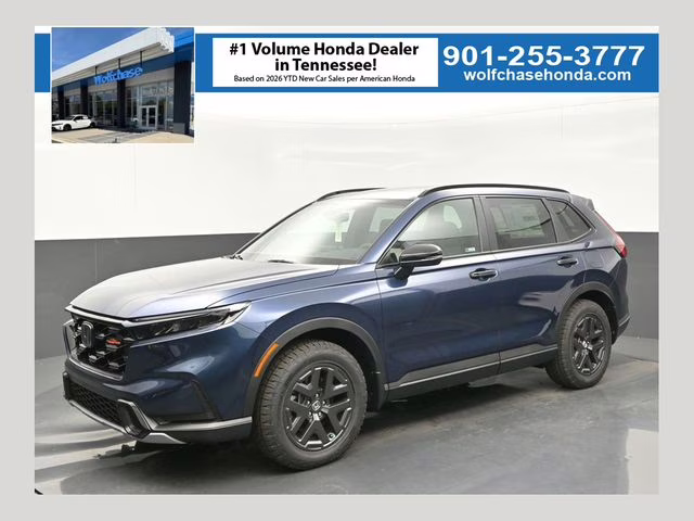 2026 Canyon River Blue Metallic Honda CR-V Hybrid TrailSport AWD SUV