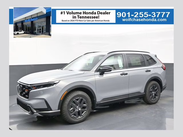 2026 Urban Gray Pearl Honda CR-V Hybrid TrailSport AWD SUV