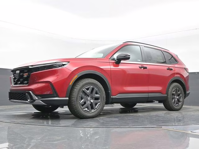 2026 Radiant Red Metallic Honda CR-V Hybrid TrailSport AWD SUV