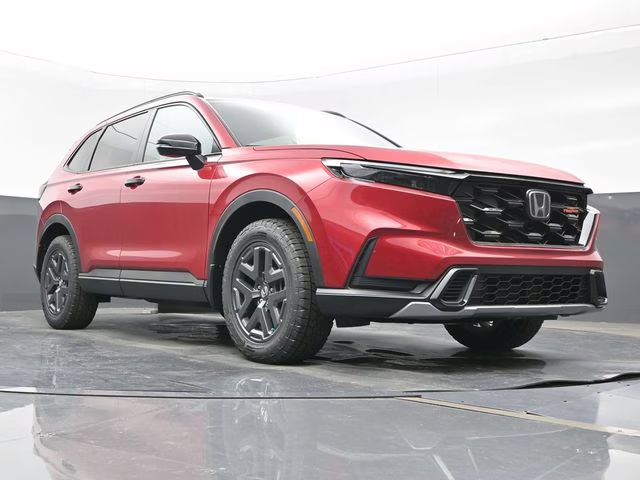 2026 Radiant Red Metallic Honda CR-V Hybrid TrailSport AWD SUV