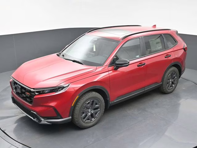 2026 Radiant Red Metallic Honda CR-V Hybrid TrailSport AWD SUV