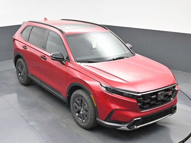 2026 Radiant Red Metallic Honda CR-V Hybrid TrailSport AWD SUV