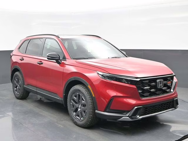 2026 Radiant Red Metallic Honda CR-V Hybrid TrailSport AWD SUV