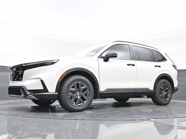 2026 Platinum White Pearl Honda CR-V Hybrid TrailSport AWD SUV