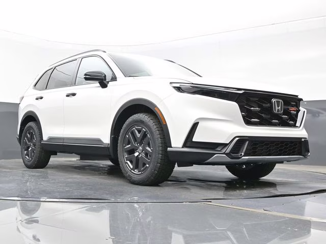 2026 Platinum White Pearl Honda CR-V Hybrid TrailSport AWD SUV