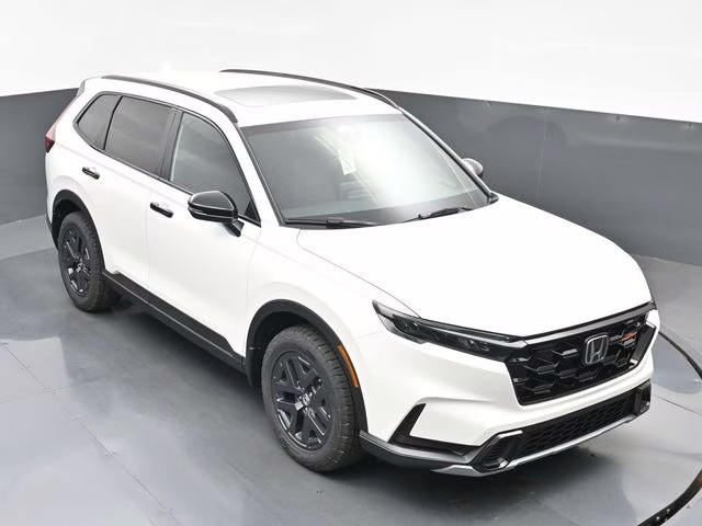 2026 Platinum White Pearl Honda CR-V Hybrid TrailSport AWD SUV