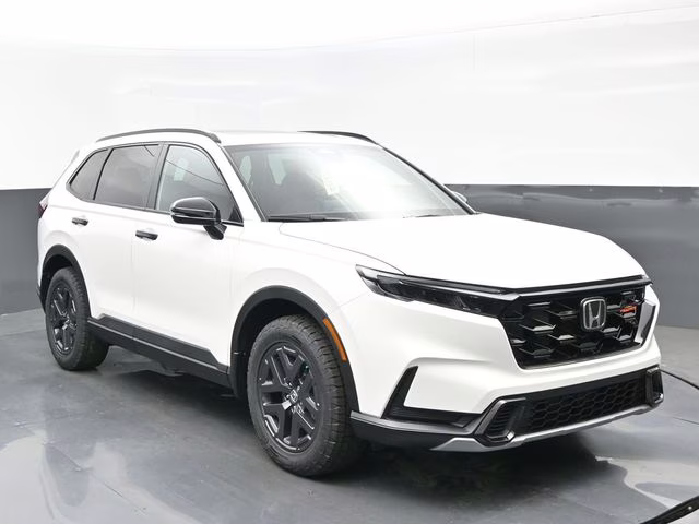 2026 Platinum White Pearl Honda CR-V Hybrid TrailSport AWD SUV