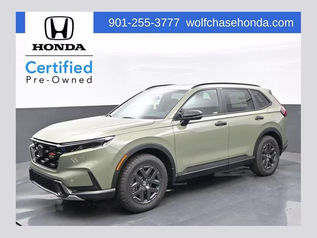 2026 Ash Green Metallic Honda CR-V Hybrid TrailSport AWD SUV