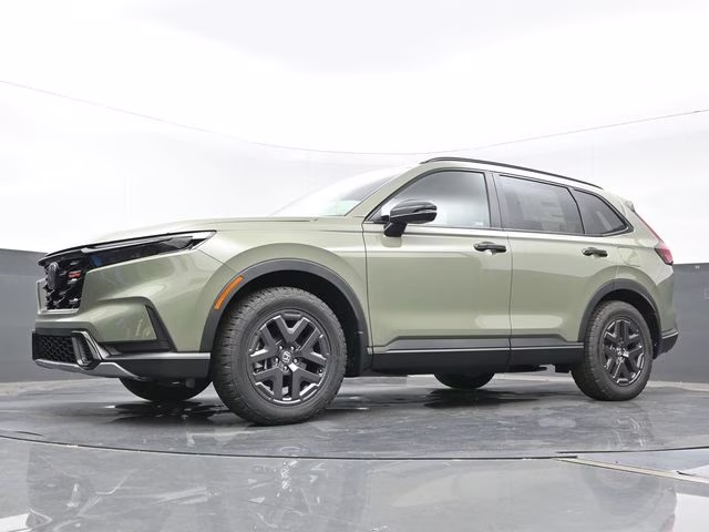 2026 Ash Green Metallic Honda CR-V Hybrid TrailSport AWD SUV