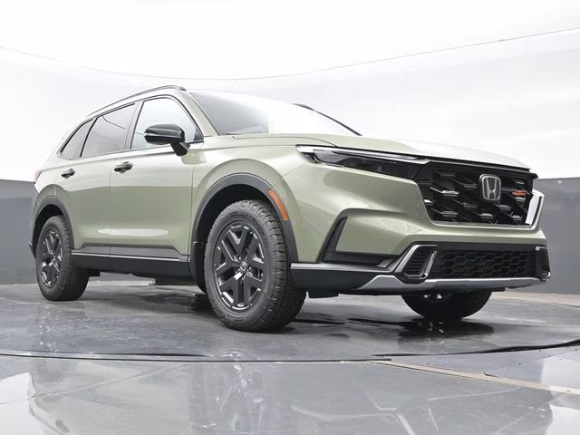 2026 Ash Green Metallic Honda CR-V Hybrid TrailSport AWD SUV