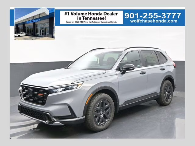 2026 Urban Gray Pearl Honda CR-V Hybrid TrailSport AWD SUV
