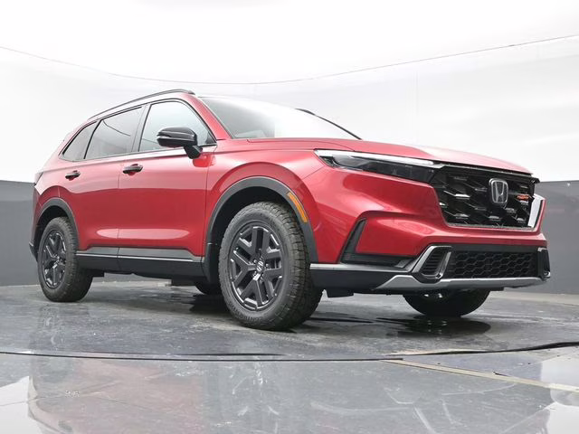 2026 Radiant Red Metallic Honda CR-V Hybrid TrailSport AWD SUV