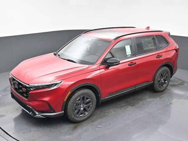 2026 Radiant Red Metallic Honda CR-V Hybrid TrailSport AWD SUV