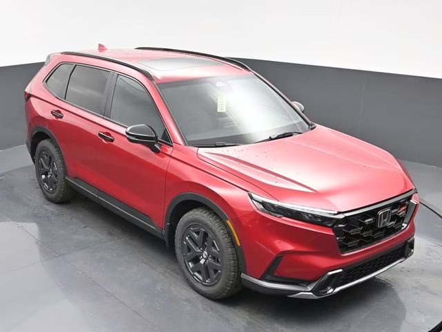 2026 Radiant Red Metallic Honda CR-V Hybrid TrailSport AWD SUV