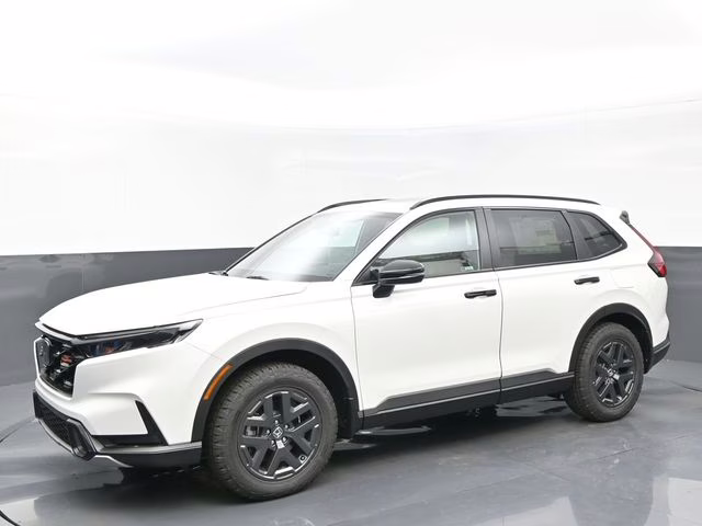 2026 Platinum White Pearl Honda CR-V Hybrid TrailSport AWD SUV