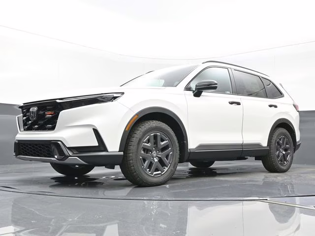 2026 Platinum White Pearl Honda CR-V Hybrid TrailSport AWD SUV