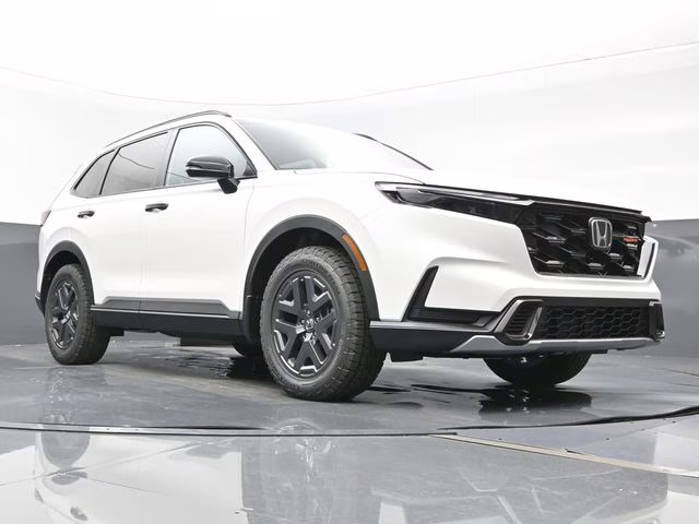 2026 Platinum White Pearl Honda CR-V Hybrid TrailSport AWD SUV
