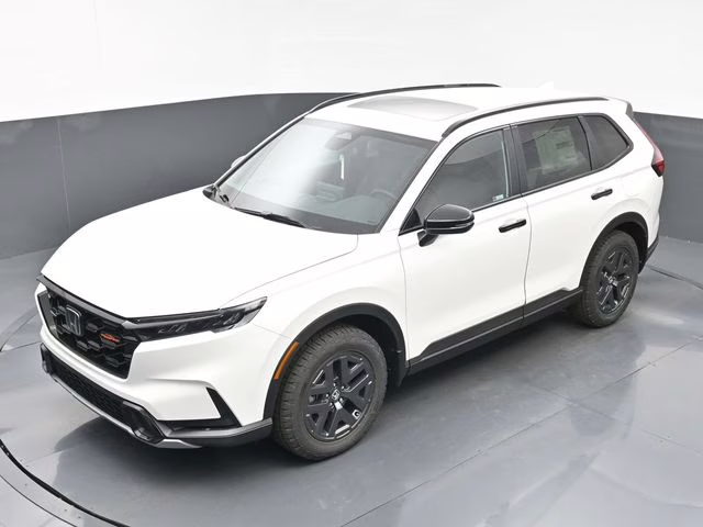 2026 Platinum White Pearl Honda CR-V Hybrid TrailSport AWD SUV