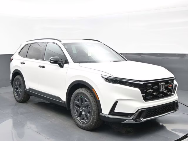 2026 Platinum White Pearl Honda CR-V Hybrid TrailSport AWD SUV