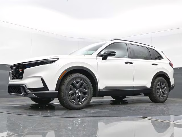 2026 Platinum White Pearl Honda CR-V Hybrid TrailSport AWD SUV