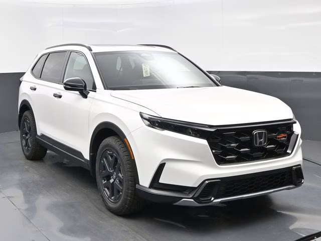 2026 Platinum White Pearl Honda CR-V Hybrid TrailSport AWD SUV