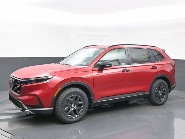2026 Radiant Red Metallic Honda CR-V Hybrid TrailSport AWD SUV