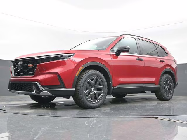 2026 Radiant Red Metallic Honda CR-V Hybrid TrailSport AWD SUV