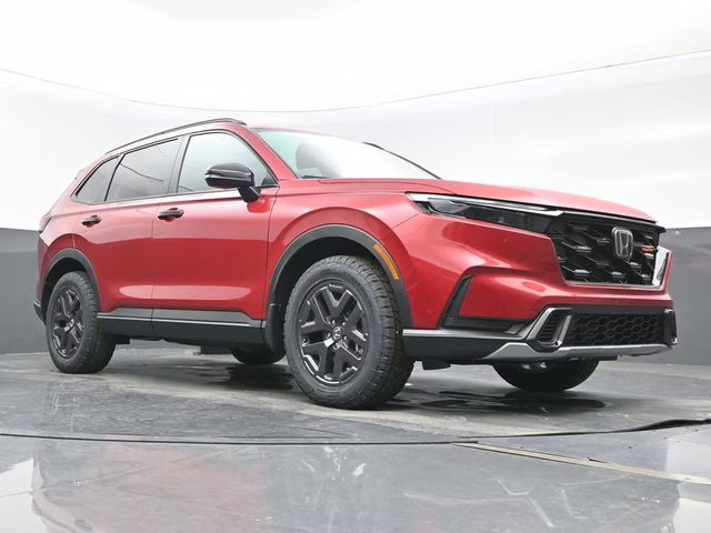2026 Radiant Red Metallic Honda CR-V Hybrid TrailSport AWD SUV