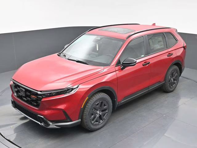 2026 Radiant Red Metallic Honda CR-V Hybrid TrailSport AWD SUV