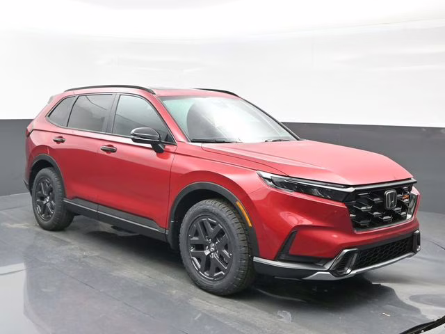 2026 Radiant Red Metallic Honda CR-V Hybrid TrailSport AWD SUV