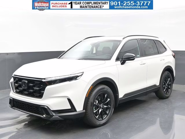 2026 Platinum White Pearl Honda CR-V Hybrid Sport-L AWD SUV