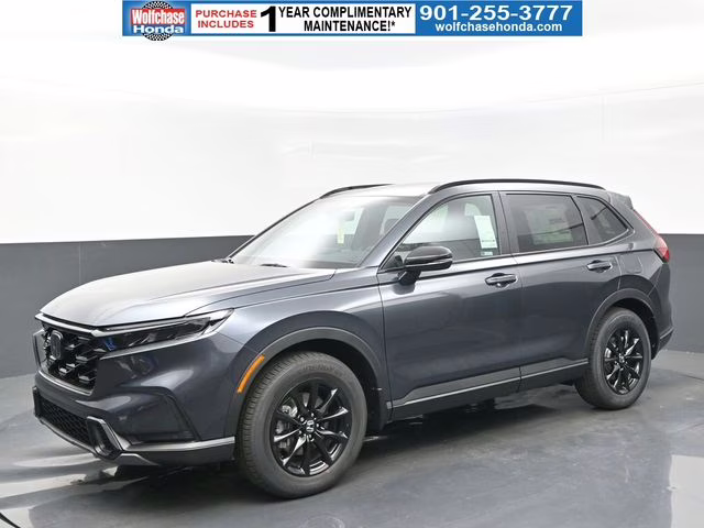 2026 Meteorite Gray Metallic Honda CR-V Hybrid Sport-L AWD SUV