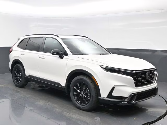 2026 Platinum White Pearl Honda CR-V Hybrid Sport-L AWD SUV