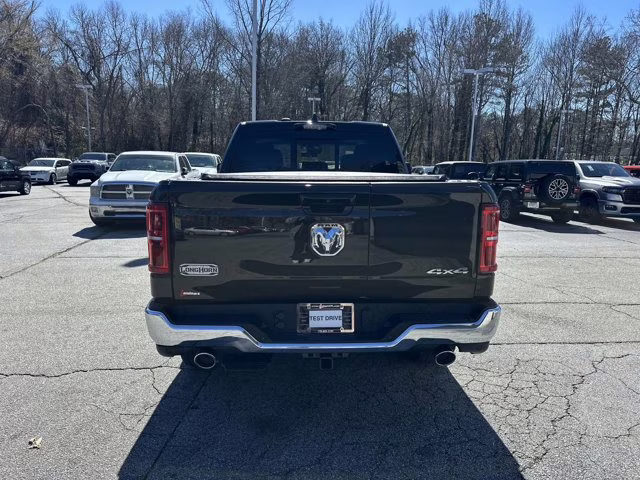 2025 Diamond Black Crystal Pearlcoat Ram 1500 Longhorn 4X4 Truck