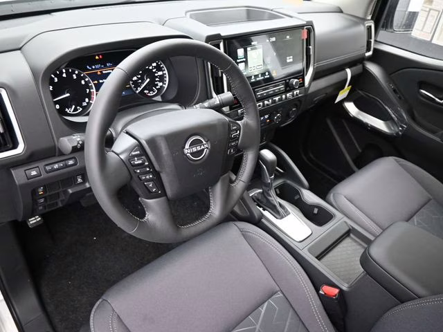 2026 Glacier White Nissan Frontier SV RWD Truck