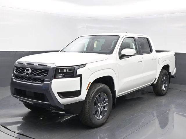 2026 Glacier White Nissan Frontier SV 4X4 Truck