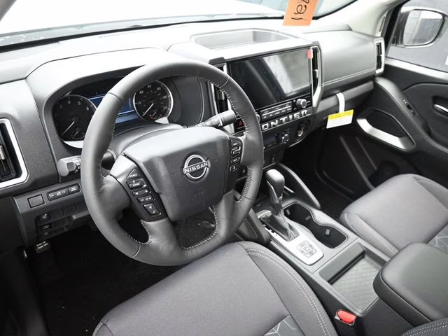 2026 Glacier White Nissan Frontier SV 4X4 Truck