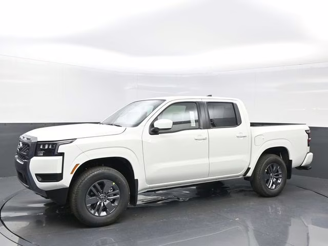 2026 Glacier White Nissan Frontier SV 4X4 Truck