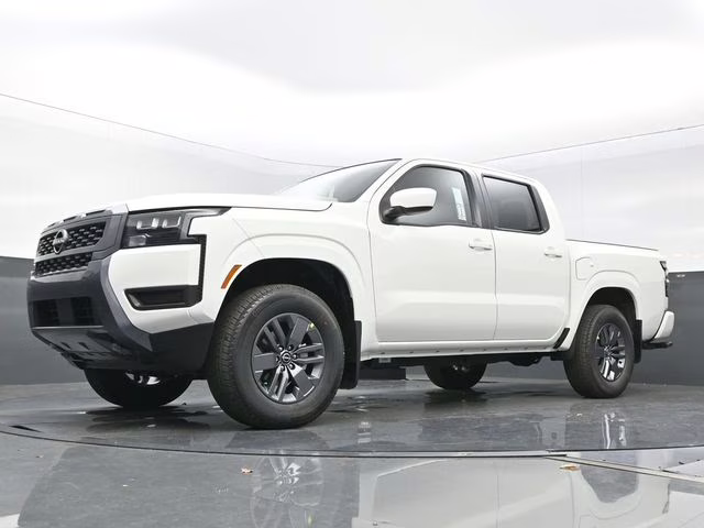 2026 Glacier White Nissan Frontier SV 4X4 Truck