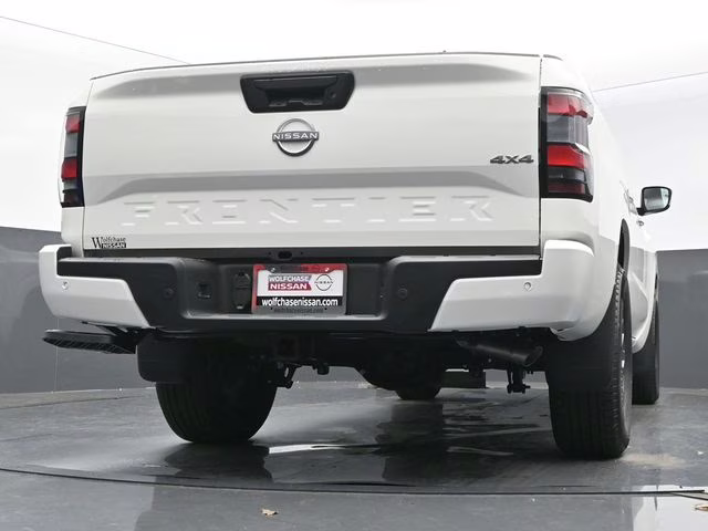 2026 Glacier White Nissan Frontier SV 4X4 Truck