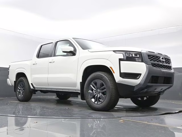 2026 Glacier White Nissan Frontier SV 4X4 Truck