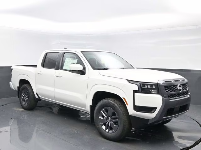 2026 Glacier White Nissan Frontier SV 4X4 Truck